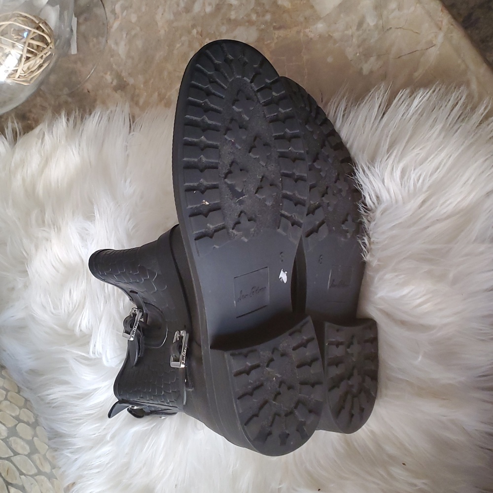 Sam Edelman keigan moto style rubber rain boots size 8.5 - Picture 8 of 12